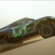 A screenshot of a BMW Dune Taxi driving up a sand dune.